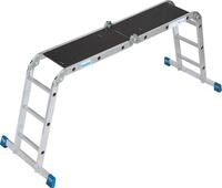 KRAUSE Gelenkleiter Krause Aluminium-Gelenkleiter STABILO + Multiboard