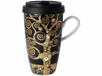Goebel Coffee-to-go-Becher Gustav Klimt - Der Lebensbaum", Fine China-Porzellan,