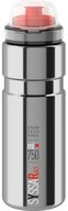 Elite Trinkflasche Syssa Race 750 ml Flasche Hochwertiger Kunststoff silber