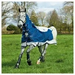 Horseware Pferde-Regendecke Horseware Rambo Summer Series Turnout 0g - Navy/Grey 125
