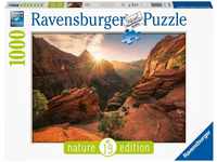 Ravensburger Puzzle Zion Canyon USA, 1000 Puzzleteile, FSC® - schützt Wald -