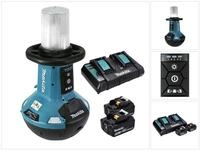 Makita Baustrahler DML 810 PT Akku LED Fl&auml;chenlicht 18 / 36 V (2 x 18 V) 5500...