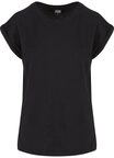 URBAN CLASSICS Kurzarmshirt Urban Classics Damen Ladies Extended Shoulder Tee (1-tlg)