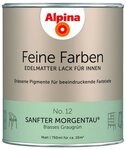 Alpina Wandfarbe Alpina Feine Farben Lack No. 12 Sanfter Morgentau