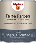 Alpina Wandfarbe Alpina Feine Farben Lack No. 40 Himmlische