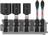 BOSCH Steckschl&uuml;ssel Schrauberbit- und Steckschl&uuml;ssel-Set Impact Control...