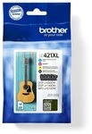 Brother LC-421XL Value Pack Tintenpatrone (Packung, 4-tlg)