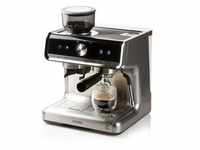 Domo Espressomaschine, Metallfilter, Siebträgermaschine mit Mahlwerk...