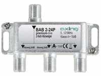 axing Axing BAB 2-24P Kabel-TV Abzweiger 2-fach 5 - 1218 MHz TV-Kabel