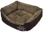 Nobby Tierbett Katzenbett Classic eckig Mero braun