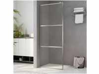 vidaXL Duschwand für Begehbare Dusche mit Klarem ESG-Glas 100x195 cm