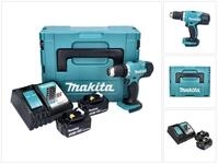 Makita Akku-Schrauber DDF 453 RFJ Akku Bohrschrauber 18 V 42 Nm + 2x Akku 3,0 Ah
