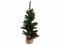 Trend Line Christbaumschmuck Mini Weihnachtsbaum im Jutesack 90 cm
