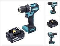 Makita Akku-Schrauber DDF 487 T1 Akku Bohrschrauber 18 V 40 Nm Brushless + 1x...