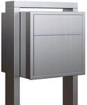 Bravios Briefkasten Standbriefkasten Soprano Edelstahl