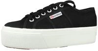 Superga S9111LW F83 Black-Fwhite Sneaker