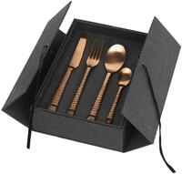 Broste Copenhagen Besteck-Set Broste Copenhagen Hune hammered Besteck Copper