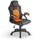 Juskys Gaming-Stuhl Montreal, Ergonomisch geformte Sitzfl&auml;che, R&uuml;ckenlehne und