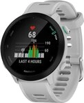 Garmin Forerunner 55 - GPS-Laufuhr - wei&szlig; Fitnessuhr (1,04 Zoll)