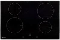 vidaXL Induktions-Kochfeld Induktionskochfeld mit 4 Platten Touch Control Glas...