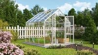 Vitavia Gew&auml;chshaus Domus 6700, BxTxH: 257 x 263 x 253,9 cm, 3 mm Wandst&auml;rke,