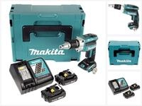 Makita Akku-Trockenbauschrauber DFS 250 RAJ Akku Trockenbauschrauber 18 V...