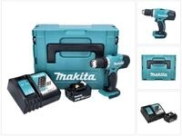 Makita Akku-Schrauber DDF 453 RF1J Akku Bohrschrauber 18 V 42 Nm + 1x Akku 3,0...