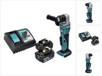Makita Akku-Winkelbohrmaschine DDA 351 RT Akku Winkelbohrmaschine 18 V 13,5 Nm...