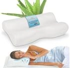 ELONEO Seitenschl&auml;ferkissen mit Aloe Vera 3D Bezug, 1-tlg., Hausstauballergiker