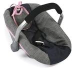 CHIC2000 Puppen Autositz 708 26 Puppen-Autositz, Melange grau-navy