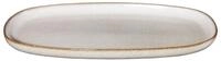 ASA SELECTION Servierplatte SAISONS, oval, Sandfarben, 31 x 18 cm, Steinzeug,...