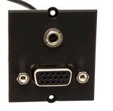 Bachmann Custom Modul 1x VGA+ Audio 3.5 mm Stereo Stromadapter, 0.1 cm, 917.045