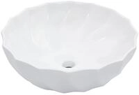 vidaXL Waschbecken NA Waschbecken Badezimmer Aufsatzwaschbecken 46x17 cm Keramik