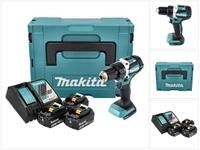 Makita Akku-Schrauber DDF 484 RT3J Akku Bohrschrauber 18 V 54 Nm Brushless + 3x...