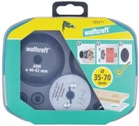 Wolfcraft Bohrkrone Wolfcraft 5953000 Aufbohrhilfe 7teilig 1 St.