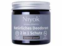 Niyok Deo-Creme 2in1 Deodorant - Oriental Wood 40ml