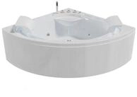 TroniTechnik Whirlpool-Badewanne ANDROS, 160 cm x 160 cm, Whirlpoolpumpe, 1-2