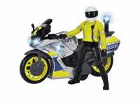Dickie Toys Spielzeug-Motorrad Polizei Motorrad, Spielzeug Motorrad mit
