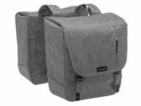 NewLooxs Gepäckträgertasche, Doppelpacktasche Nova Double, abnehmbar grau