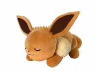 Pokémon Plüschfigur schlafender Evoli 45cm