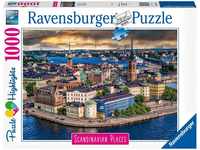Ravensburger Puzzle Stockholm, Schweden, 1000 Puzzleteile, Made in Germany,...