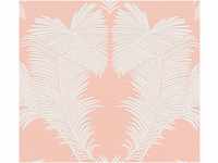 A.S. Creation Trendwall Palmenblätter rosa-weiß