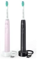 Philips Elektrische Zahnb&uuml;rste Sonicare HX3675/15 3100 Doppelpack
