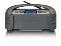 Lenco ODR-150GY Digitalradio (DAB) (DAB+,FM, 15 W, Stoß -Wasserfestes...