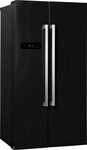 Hanseatic Side-by-Side HSBS17990DBK, 176,5 cm hoch, 89,7 cm breit, NoFrost,