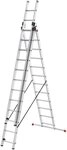 Hailo Vielzweckleiter HobbyStep combi (Set), Aluminium Kombileiter 3-teilig 3x12