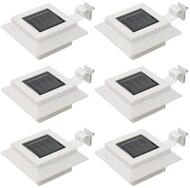 vidaXL LED Solarleuchte Outdoor Solarleuchten 6 St&uuml;ck LED Quadratisch 12 cm...