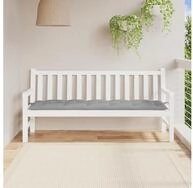 vidaXL Polsterauflage, Gartenbank-Auflage Grau 180x50x7 cm Oxford-Gewebe