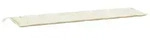 vidaXL Bankauflage, Gartenbank-Auflage Cremewei&szlig; 200x50x7 cm Oxford-Gewebe