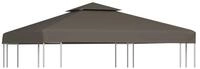 vidaXL Pavillon-Ersatzdach Pavillon-Dachplane mit Kaminabzug 310 g/m&sup2; 3x3 m...